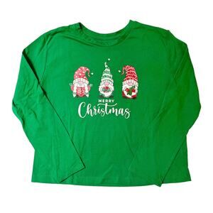 Holiday Time Merry Christmas Graphic Tee Size 10/12